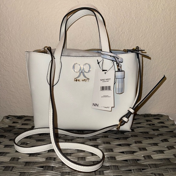 Nine West Handbags - NWT Nine West White Cooke Mini Crossbody Bag